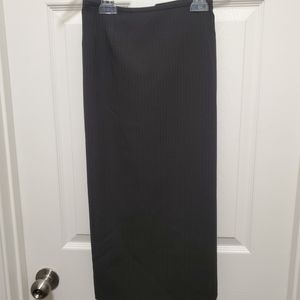 Pinstripe Le Suit Skirt Suit